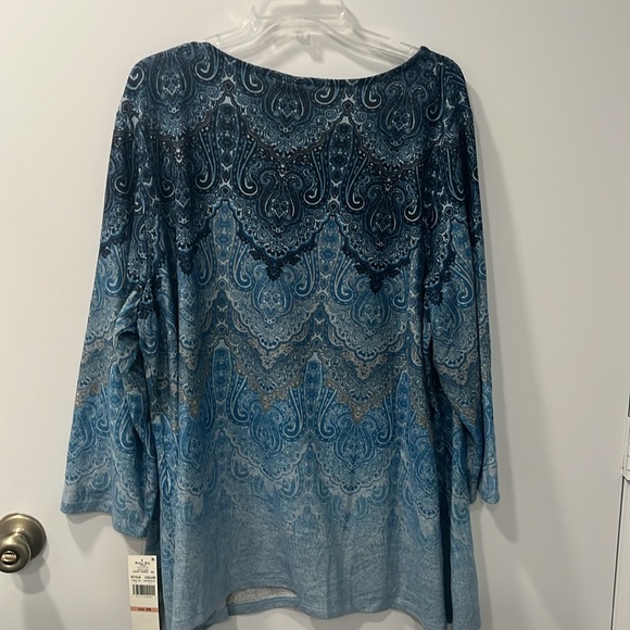 Ruby Rd Woman Cozy Vibes Long sleeve top, 2X, NWT - Picture 4 of 4